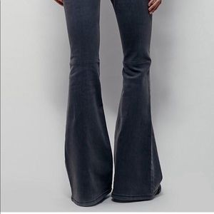 Free People black flare jeans